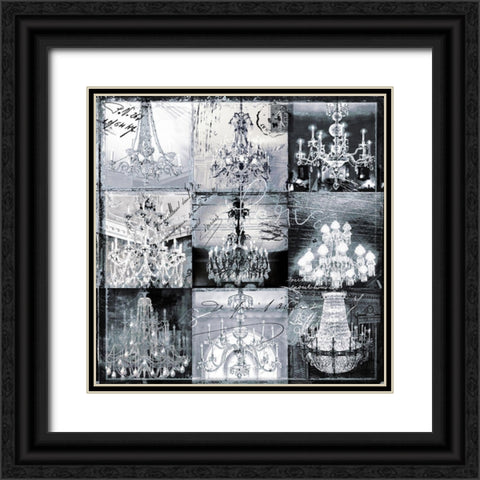 Danse Paree Black Ornate Wood Framed Art Print with Double Matting by Sommers, Mindy