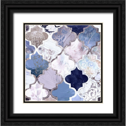 Periwinkle Paris Black Ornate Wood Framed Art Print with Double Matting by Sommers, Mindy