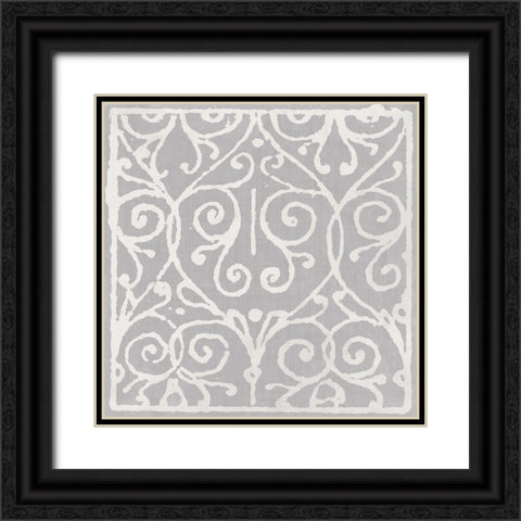 Slate Tryst Black Ornate Wood Framed Art Print with Double Matting by Sommers, Mindy