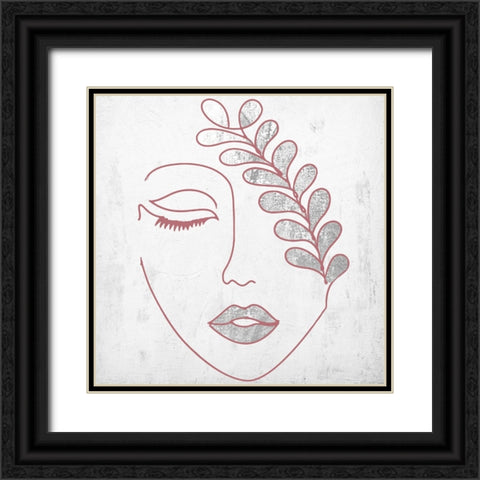 Nature Girl Black Ornate Wood Framed Art Print with Double Matting by Sommers, Mindy