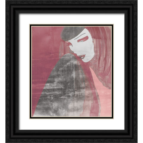 Strike a Pose Black Ornate Wood Framed Art Print with Double Matting by Sommers, Mindy