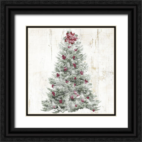 Tree II Black Ornate Wood Framed Art Print with Double Matting by Sommers, Mindy