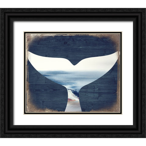 Sea Story Black Ornate Wood Framed Art Print with Double Matting by Sommers, Mindy