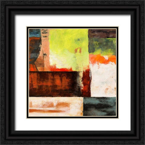 Jungle II Black Ornate Wood Framed Art Print with Double Matting by Aprile, Alessio