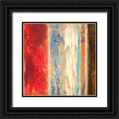 Printemps I Black Ornate Wood Framed Art Print with Double Matting by Baron, Alphonse