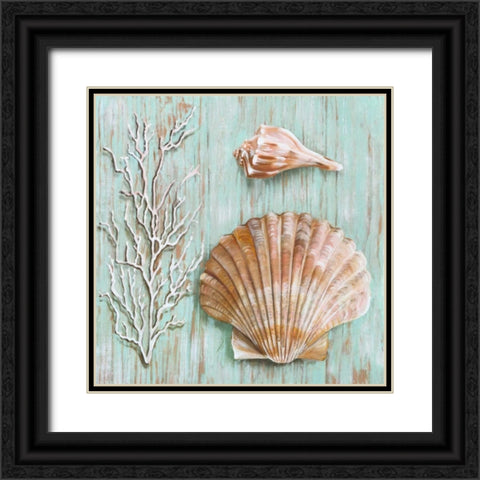 Bretagne I Black Ornate Wood Framed Art Print with Double Matting by Broome, Ted