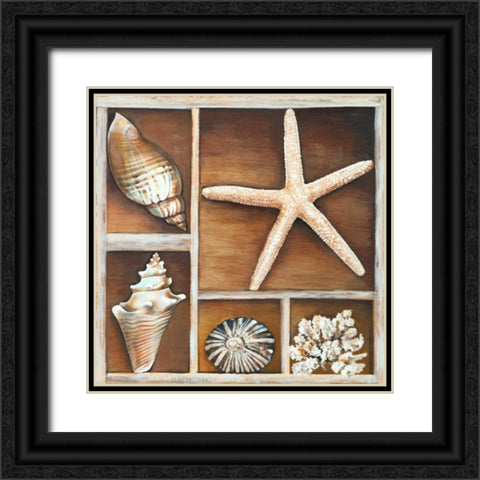 From the Ocean II Black Ornate Wood Framed Art Print with Double Matting by Broome, Ted