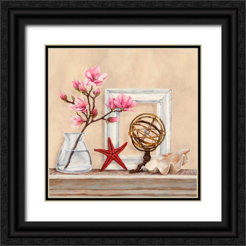 Memoires de voyage I Black Ornate Wood Framed Art Print with Double Matting by Dellal, Remy