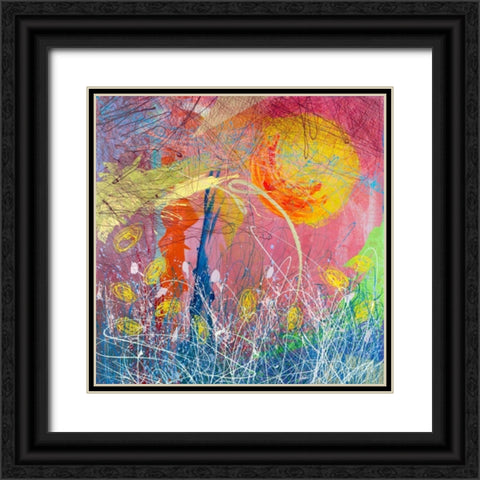 Genesis Black Ornate Wood Framed Art Print with Double Matting by Corrado, Italo