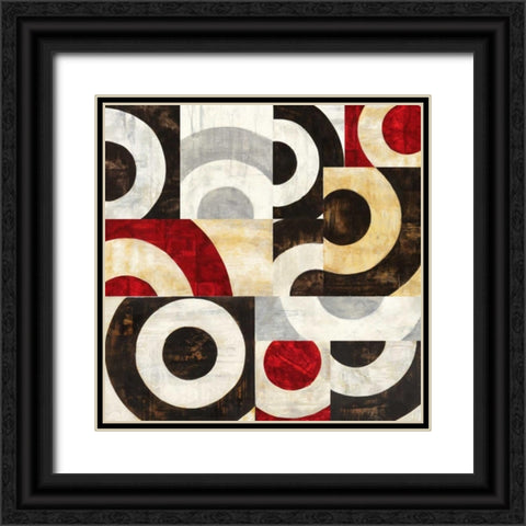 Addendum I Black Ornate Wood Framed Art Print with Double Matting by Nava, Sandro