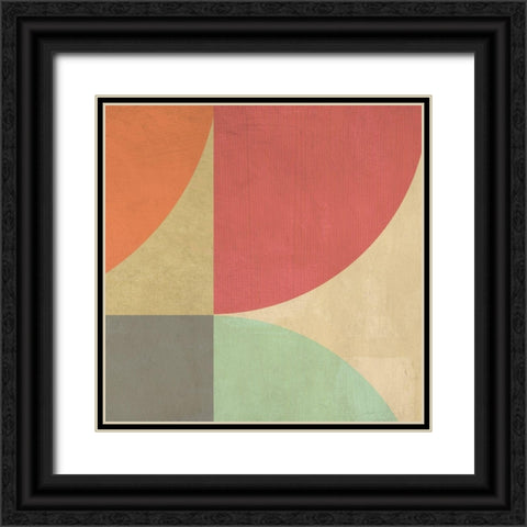 Supergraphics II Black Ornate Wood Framed Art Print with Double Matting by Nava, Sandro