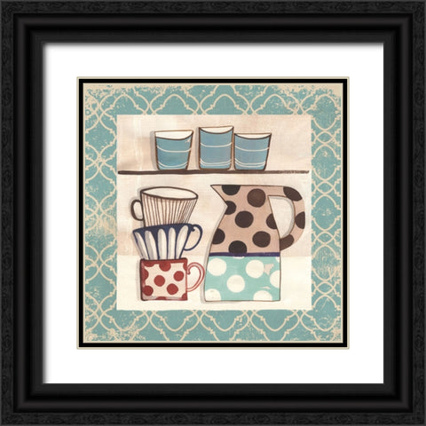 Cuisine Decoration II Black Ornate Wood Framed Art Print with Double Matting by Dupree, Pat