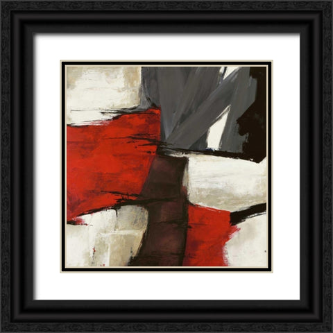 Continuum II Black Ornate Wood Framed Art Print with Double Matting by Stone, Jim