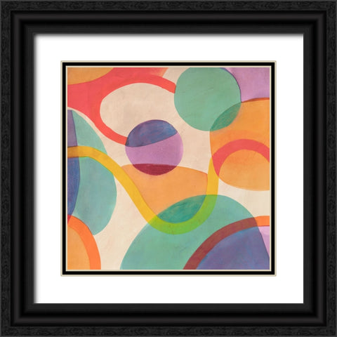 Laughter I (detail) Black Ornate Wood Framed Art Print with Double Matting by Roja, Steve