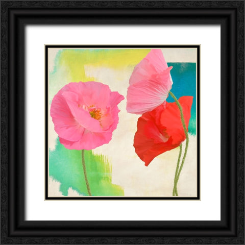 Festival I (detail) Black Ornate Wood Framed Art Print with Double Matting by Rizzardi, Teo