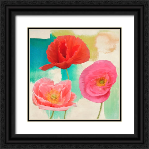 Festival II (detail) Black Ornate Wood Framed Art Print with Double Matting by Rizzardi, Teo