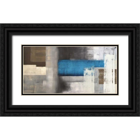 Blue Moon Black Ornate Wood Framed Art Print with Double Matting by Aprile, Alessio