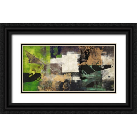 Emerald Black Ornate Wood Framed Art Print with Double Matting by Aprile, Alessio