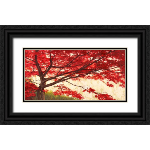 Acero Black Ornate Wood Framed Art Print with Double Matting by Bacci, Leonardo