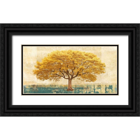 Gilded Oak Black Ornate Wood Framed Art Print with Double Matting by Bacci, Leonardo