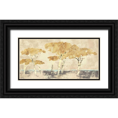 Antibes Black Ornate Wood Framed Art Print with Double Matting by Bacci, Leonardo