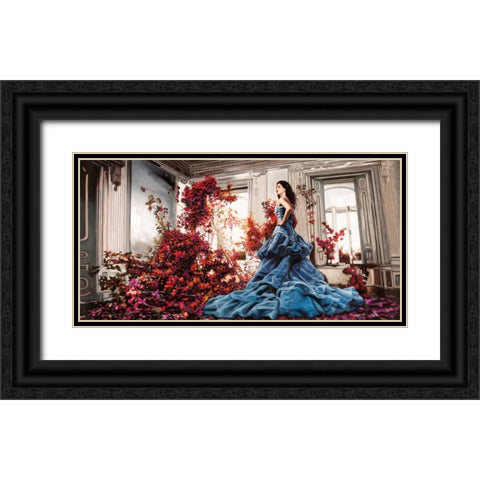 Kind of Magic Black Ornate Wood Framed Art Print with Double Matting by Benson, Pierre