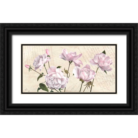 Classica I Black Ornate Wood Framed Art Print with Double Matting by Dellal, Remy