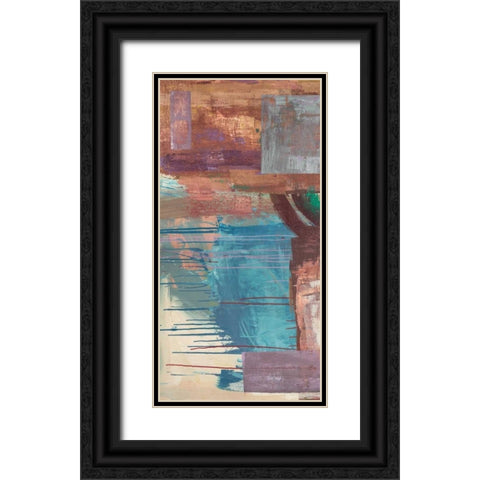 Kaleidos I Black Ornate Wood Framed Art Print with Double Matting by Corrado, Italo