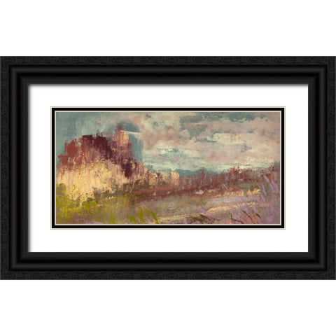 Paesaggio Black Ornate Wood Framed Art Print with Double Matting by Corrado, Italo