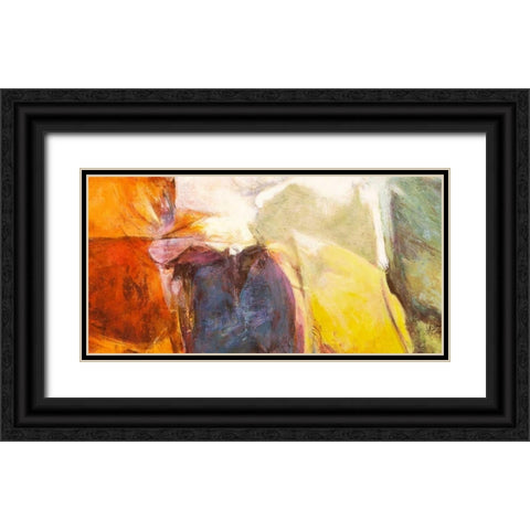 Amour Fou Black Ornate Wood Framed Art Print with Double Matting by Demos, Jean-Luc