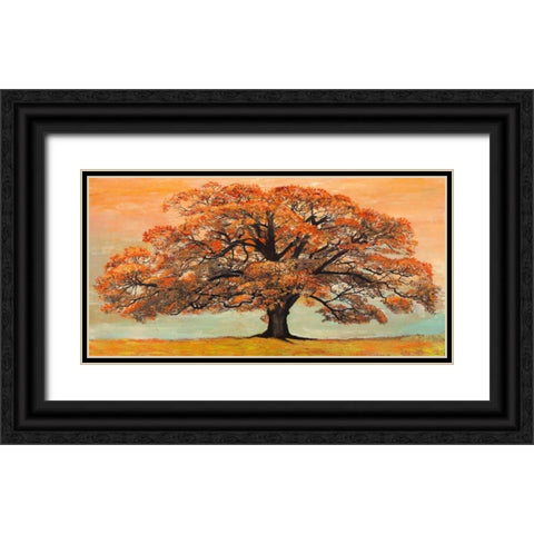Oak Black Ornate Wood Framed Art Print with Double Matting by Eelder, Jan