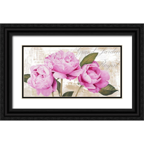 Grand Jardin Royal Black Ornate Wood Framed Art Print with Double Matting by Thomlinson, Jenny