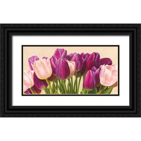 Allegro con brio Black Ornate Wood Framed Art Print with Double Matting by Villa, Luca