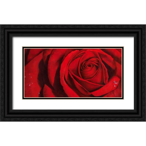 Madame Black Ornate Wood Framed Art Print with Double Matting by Villa, Luca