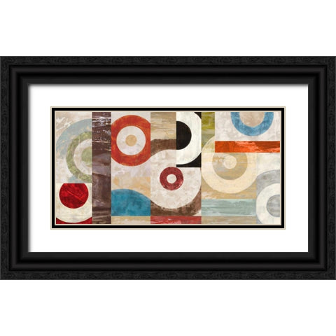 Parade Black Ornate Wood Framed Art Print with Double Matting by Nava, Sandro