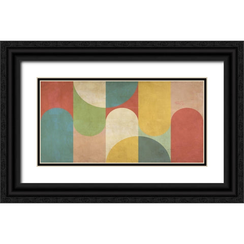 Northern Summer Black Ornate Wood Framed Art Print with Double Matting by Nava, Sandro