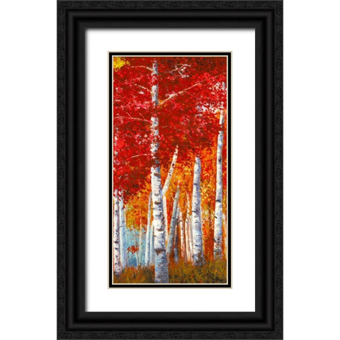 Betulle I Black Ornate Wood Framed Art Print with Double Matting by Masera, Angelo