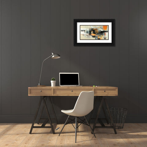 Tempi remoti Black Ornate Wood Framed Art Print with Double Matting by Piovan, Maurizio