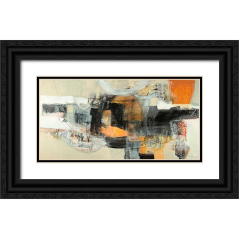 Tempi remoti Black Ornate Wood Framed Art Print with Double Matting by Piovan, Maurizio