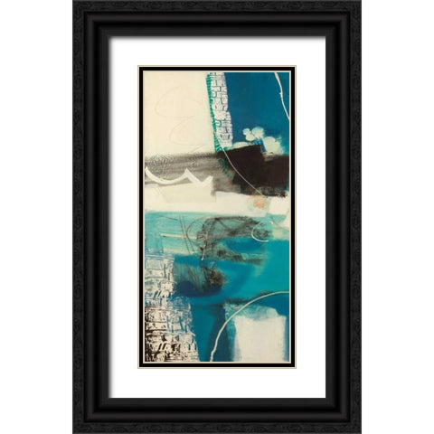 Un viaggio I Black Ornate Wood Framed Art Print with Double Matting by Piovan, Maurizio
