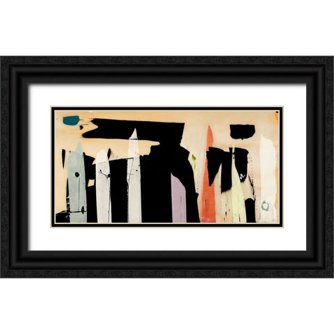 Journey into Sound Black Ornate Wood Framed Art Print with Double Matting by Winkel, Peter