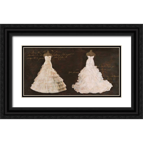 Elegant Folies Black Ornate Wood Framed Art Print with Double Matting by Cairoli, Stefano