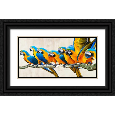 Ara Parade Black Ornate Wood Framed Art Print with Double Matting by Rizzardi, Teo