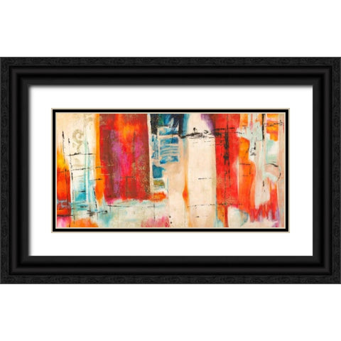 Bangalore Black Ornate Wood Framed Art Print with Double Matting by Taylor, Heather