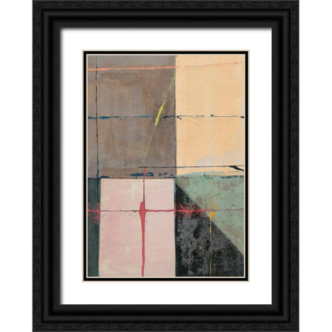 Collective Spirit II Black Ornate Wood Framed Art Print with Double Matting by Munson, Anne