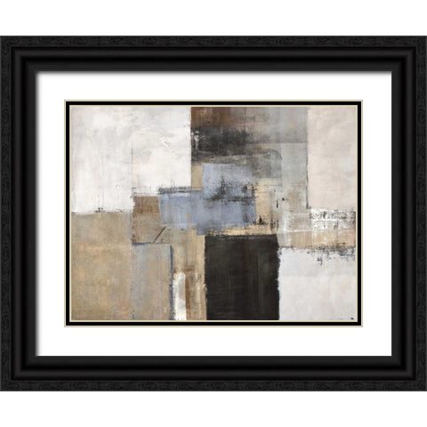 Mood Black Ornate Wood Framed Art Print with Double Matting by Falcone, Ruggero