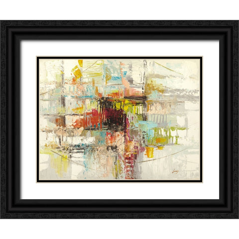 Lieve pensiero Black Ornate Wood Framed Art Print with Double Matting by Lucas