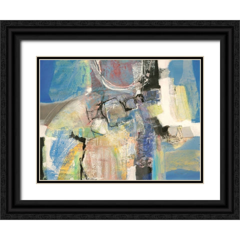 Ancora presenti Black Ornate Wood Framed Art Print with Double Matting by Piovan, Maurizio