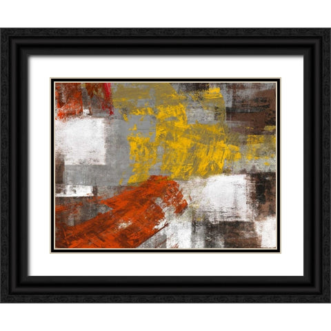 Summer Breeze Black Ornate Wood Framed Art Print with Double Matting by Stone, Jim