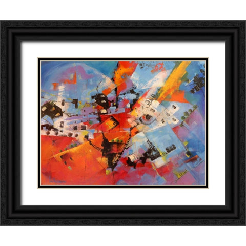 Viaggio a Cuba Black Ornate Wood Framed Art Print with Double Matting by Marzari, Tebo